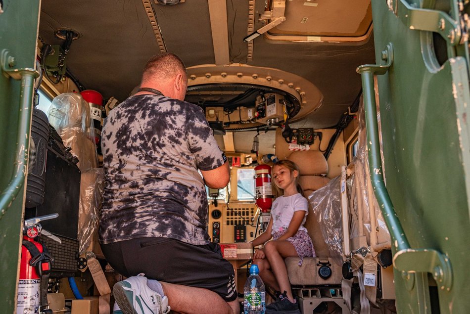 Piknik weterana w Manufakturze