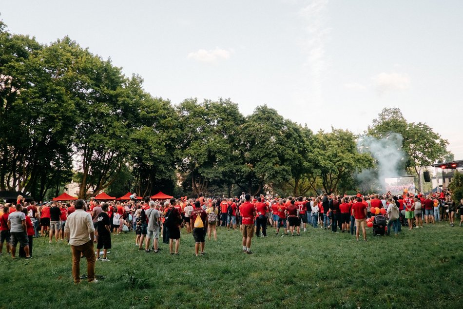 Widzew Łódź zaprezentowany! Byłeś/aś w parku Widzewskim? Odszukaj się w galerii!