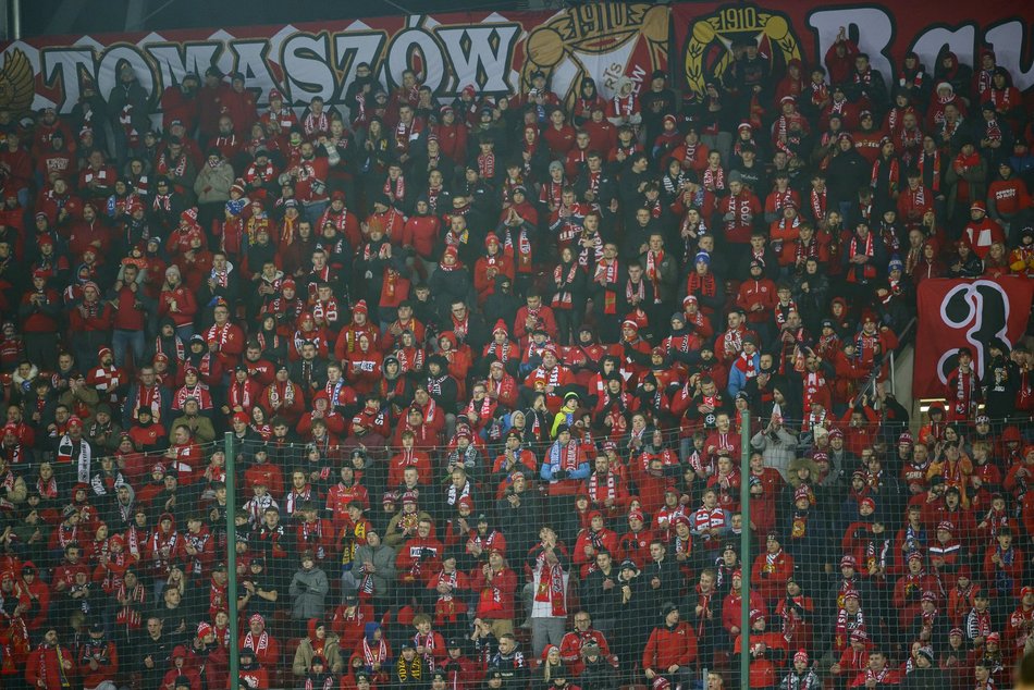 Widzew Łódź - Stal Mielec kibice