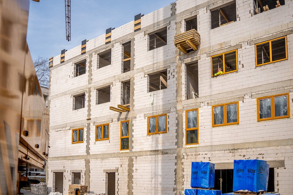 Łódź. Nowa inwestycja przy Lubelskiej. Trwa budowa aż 70 mieszkań