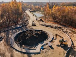 Łódź. Remont Kaczeńcowej. Zobacz nowe rondo i drogę z lotu ptaka!