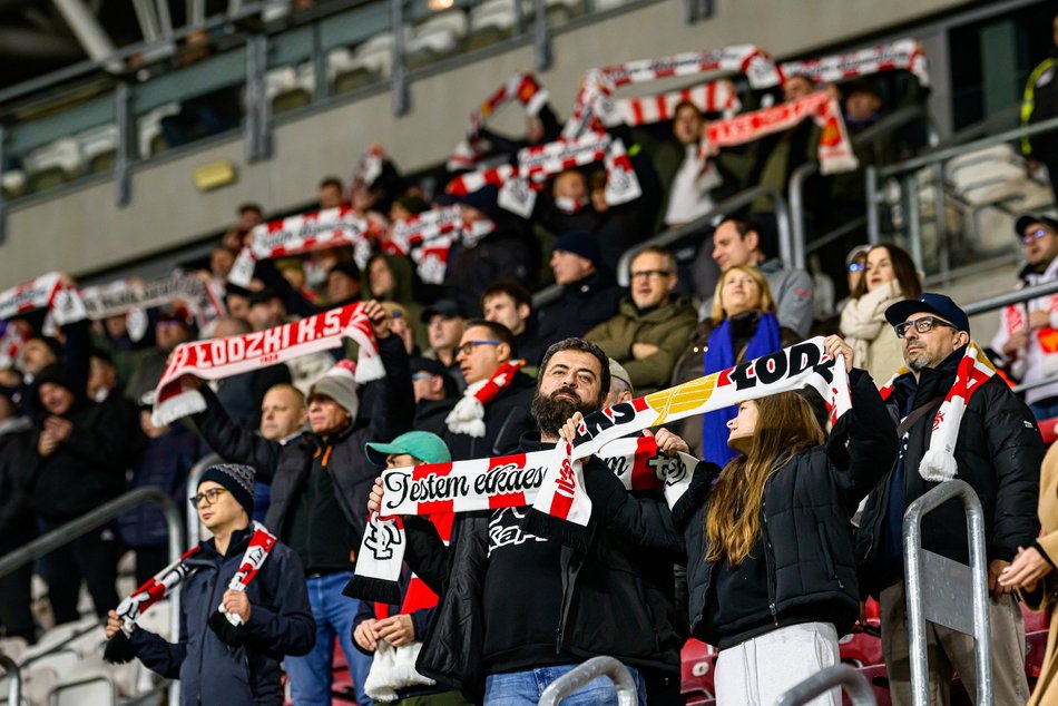 Łódź. Kibice na meczu ŁKS Łódź - Śląsk Wrocław. Byłeś/aś? Znajdź się w galerii