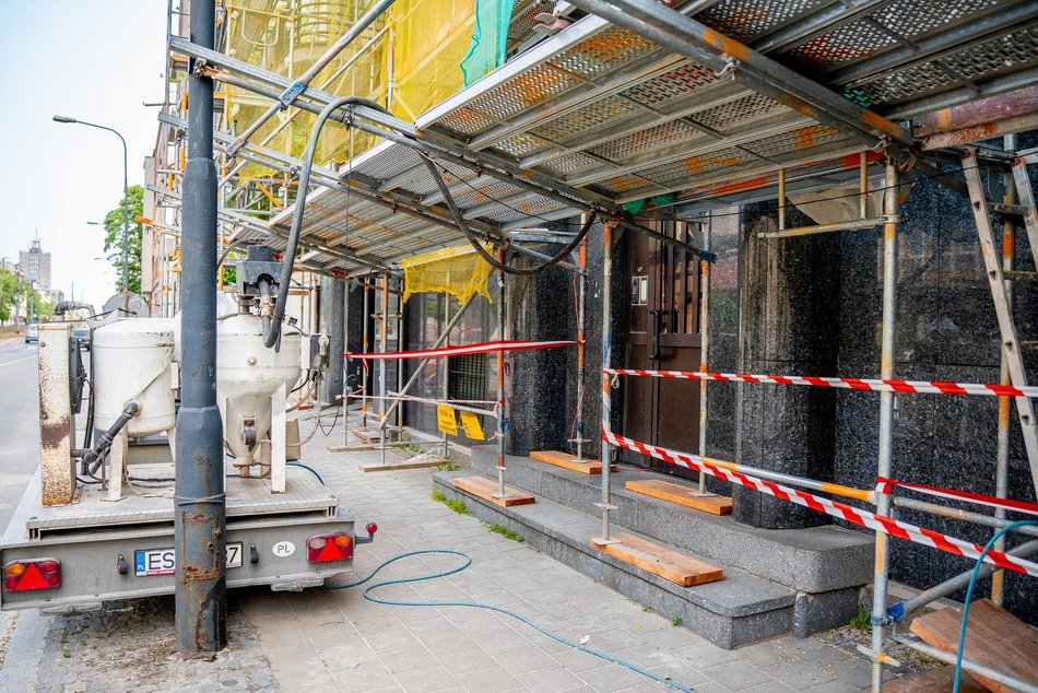 Łódź. Remont modernistycznej kamienicy przy Kościuszki