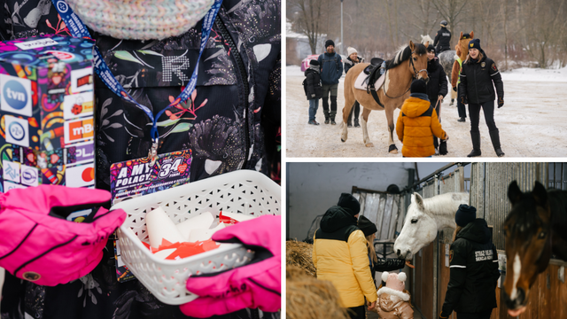 Straż Miejska świętuje WOŚP 2026 w Łodzi! Jazda konna, gry i zabawy przy Wycieczkowej [ZDJĘCIA]