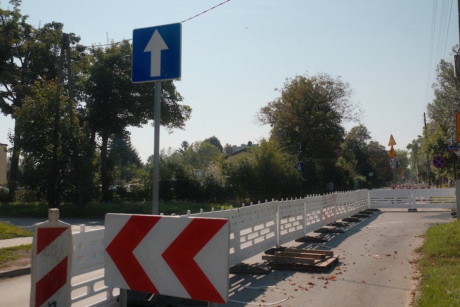 Łódź. Remont Marysińskiej