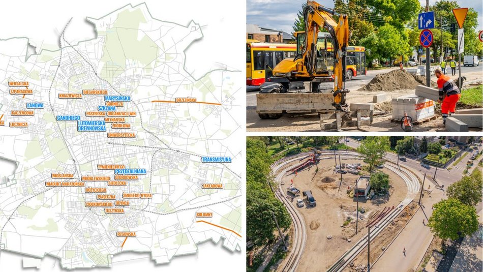 Wrzesień na drogach w Łodzi. Raport z remontów i plany na najbliższe tygodnie