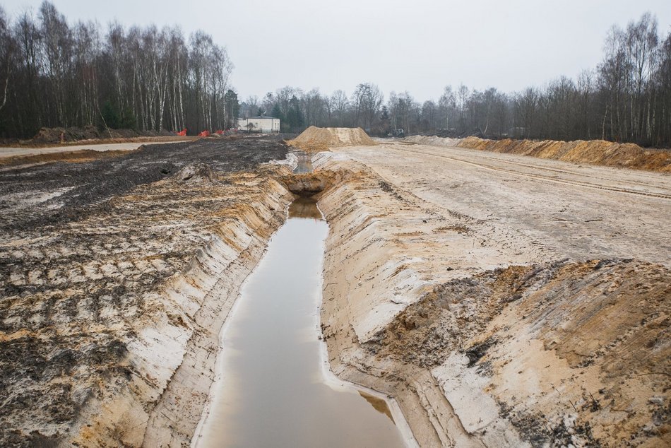 Budowa łącznika na wysokości ul. Zadraż