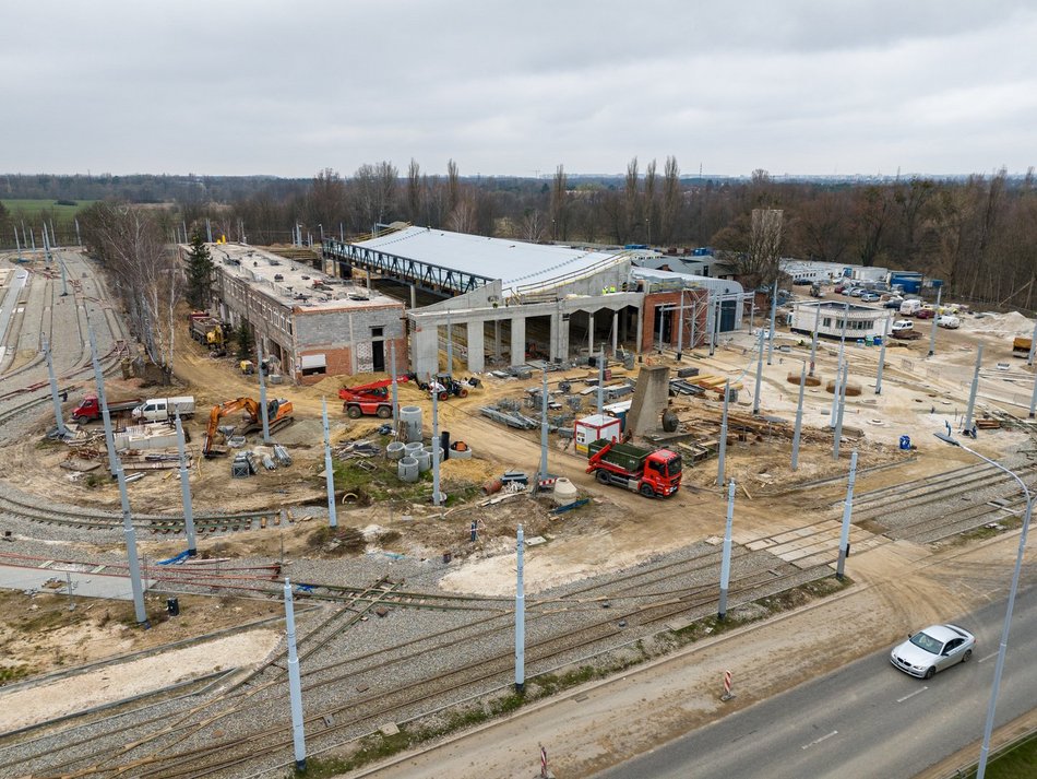 Zajezdnia Chocianowice w przebudowie