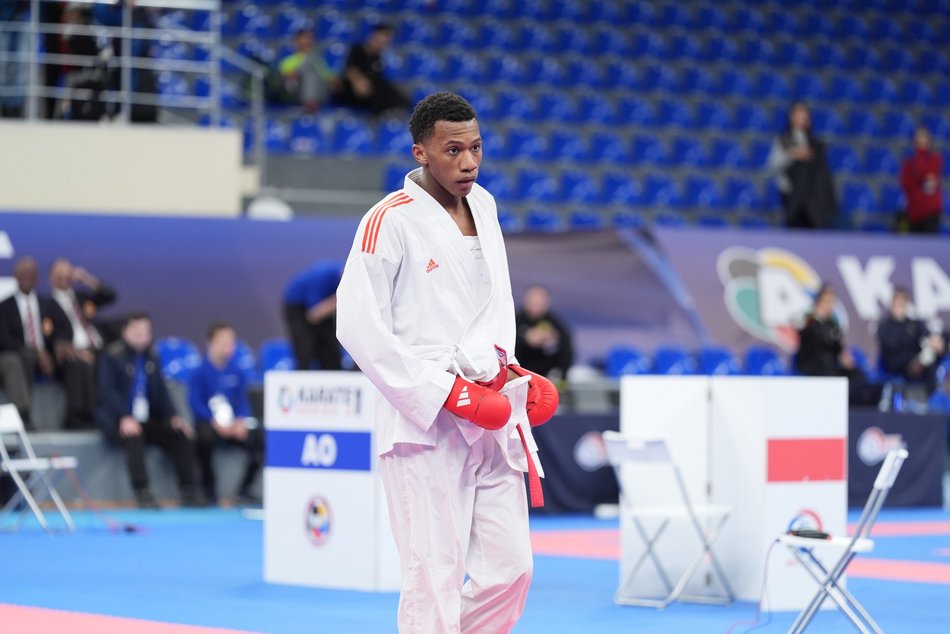 Łódź. Premier League Paris 2025. Erik Rahozenko z Olimpu Łódź z brązowym medalem