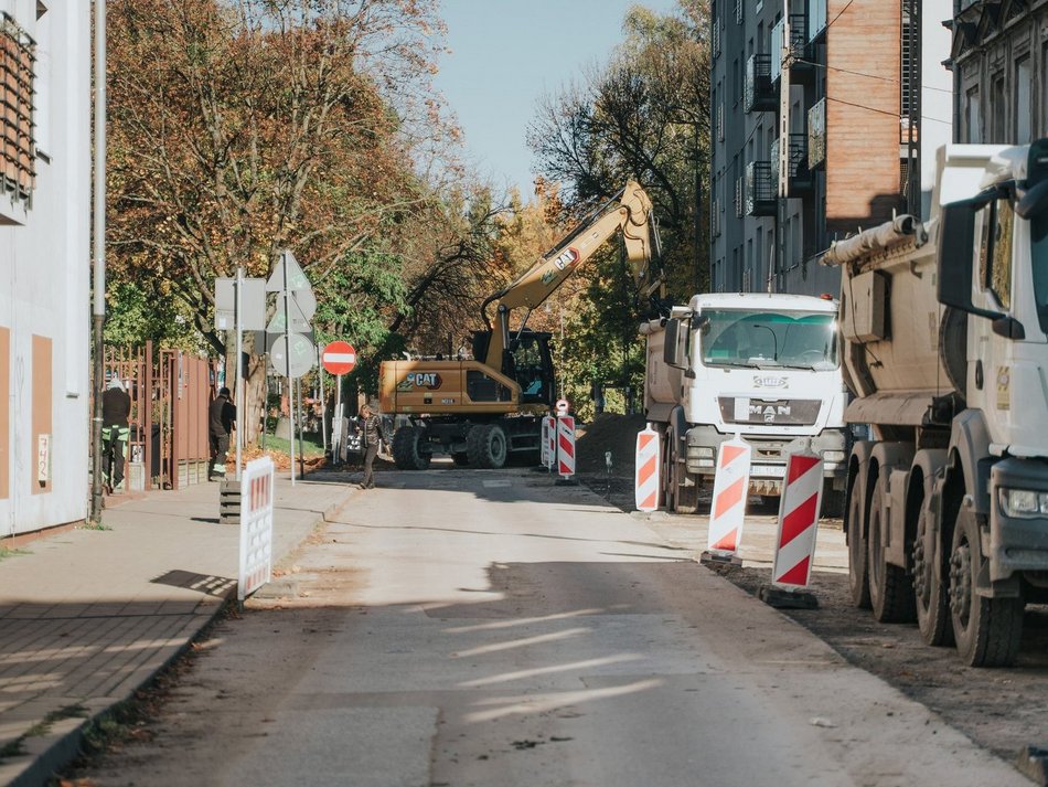 Łódź. Remont ul. Przędzalnianej w Łodzi