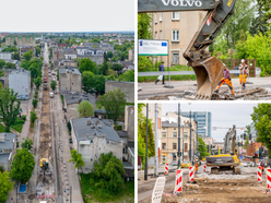 Łódź. Remont Rzgowskiej w Łodzi na pełnych obrotach. Zniknęło torowisko MPK Łódź i stary asfalt!