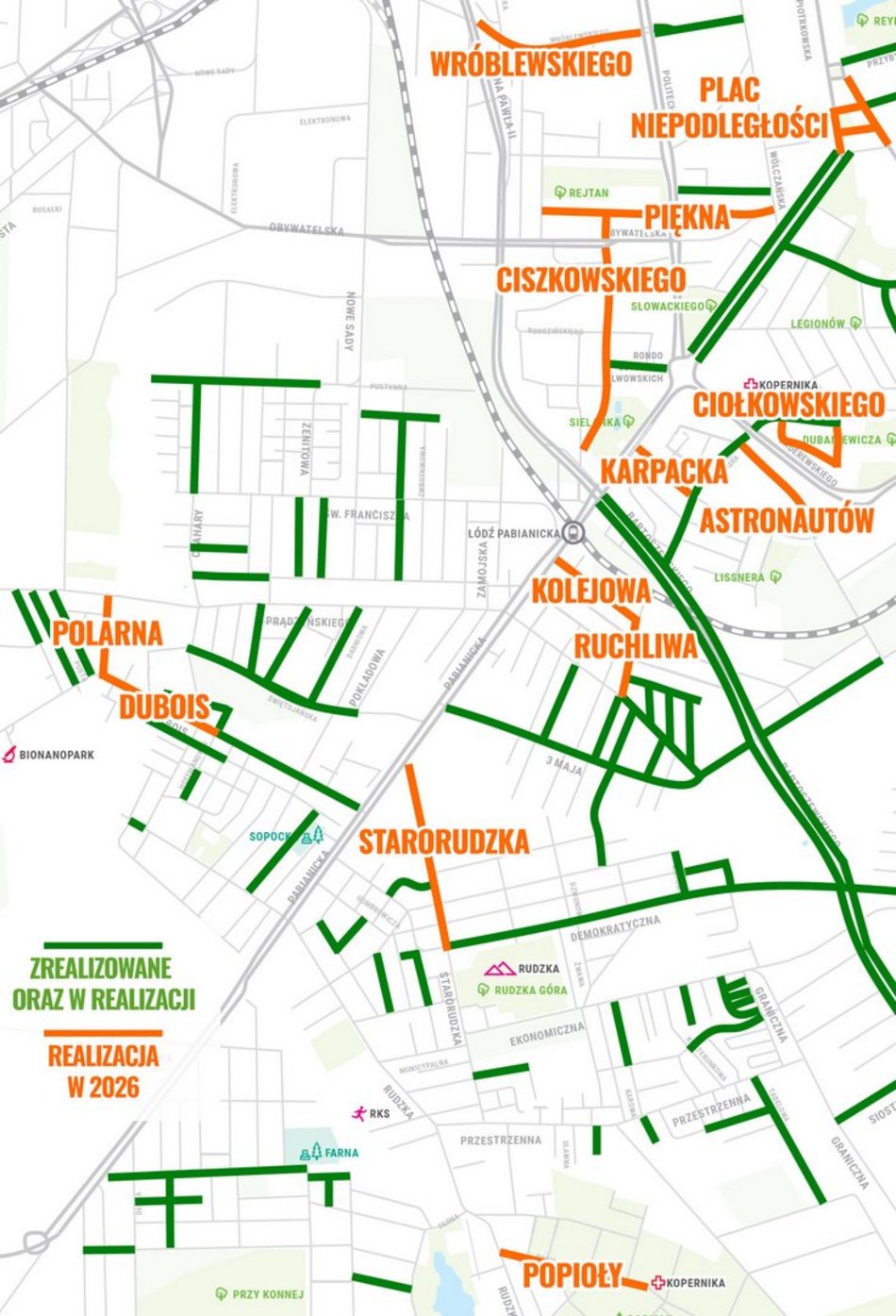 Łódź. Remonty dróg na Górniaku, Rokiciu i Rudzie w Łodzi. Które ulice przejdą metamorfozę?