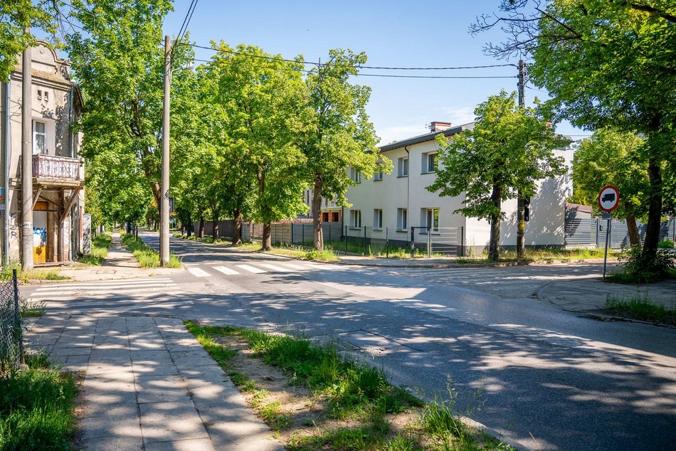 Łódź. Ulica Starorudzka w Łodzi