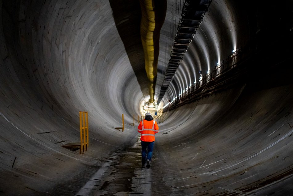 Tunel średnicowy pod Łodzią. Tarcza Katarzyna gotowa do drążenia