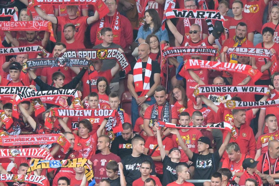 Kibice na meczu Widzewa Łódź kontra GKS Katowice. Byłeś/aś? Znajdź się w galerii