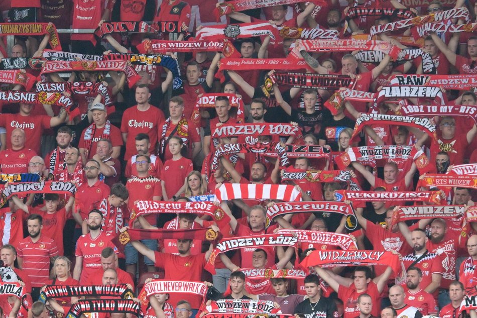 Kibice na meczu Widzewa Łódź kontra GKS Katowice. Byłeś/aś? Znajdź się w galerii