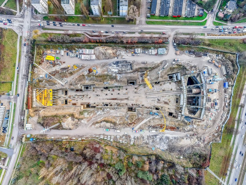 Tunel pod Łodzią. Budowa stacji Łódź Koziny nie zwalnia tempa