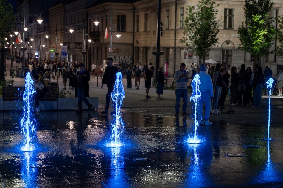 Fontanna na placu Wolności