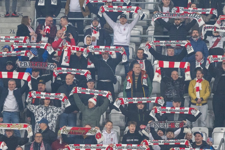 Kibice na meczu ŁKS Łódź z Miedzią Legnica. Odszukaj się w naszej galerii