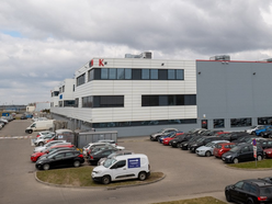 Łódź. Corning