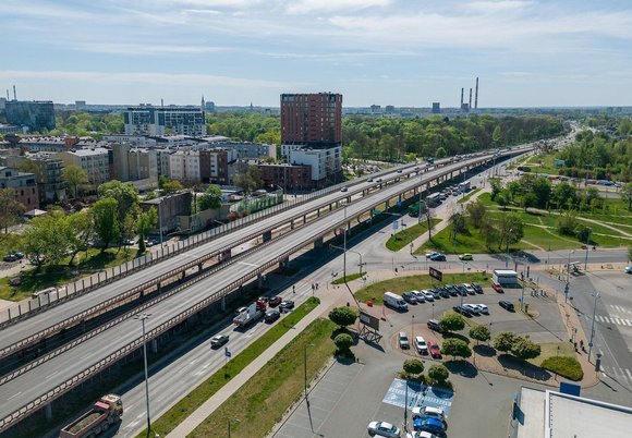 Łódź. Remont estakady na Włókniarzy