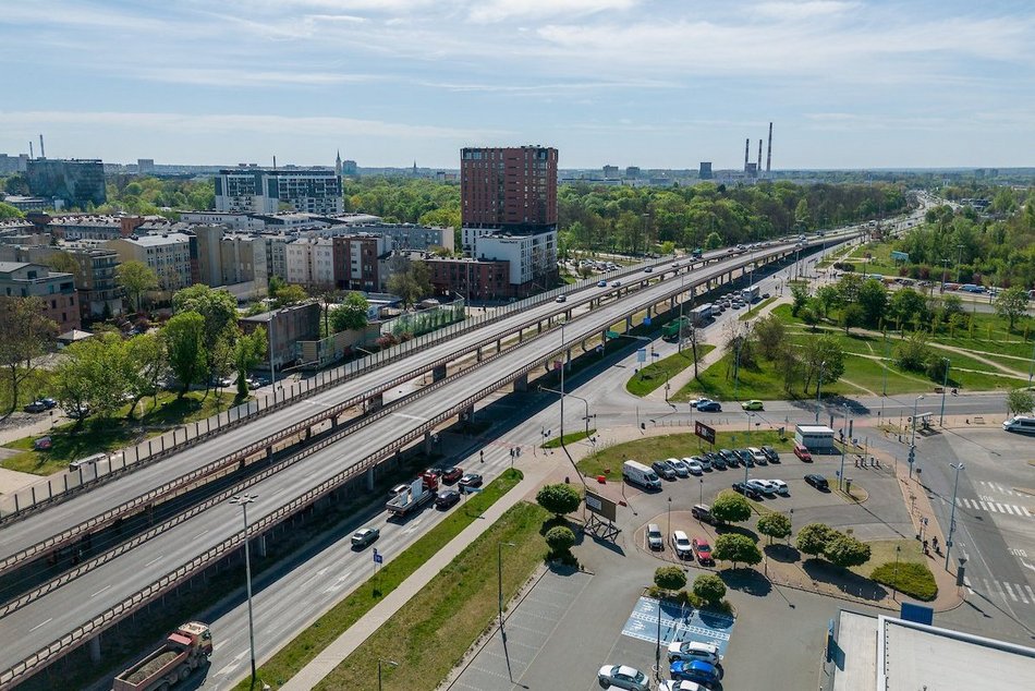 Łódź. Remont estakady na Włókniarzy