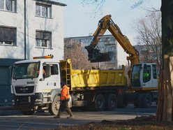 Łódź. Remont ul. Łanowej w Łodzi