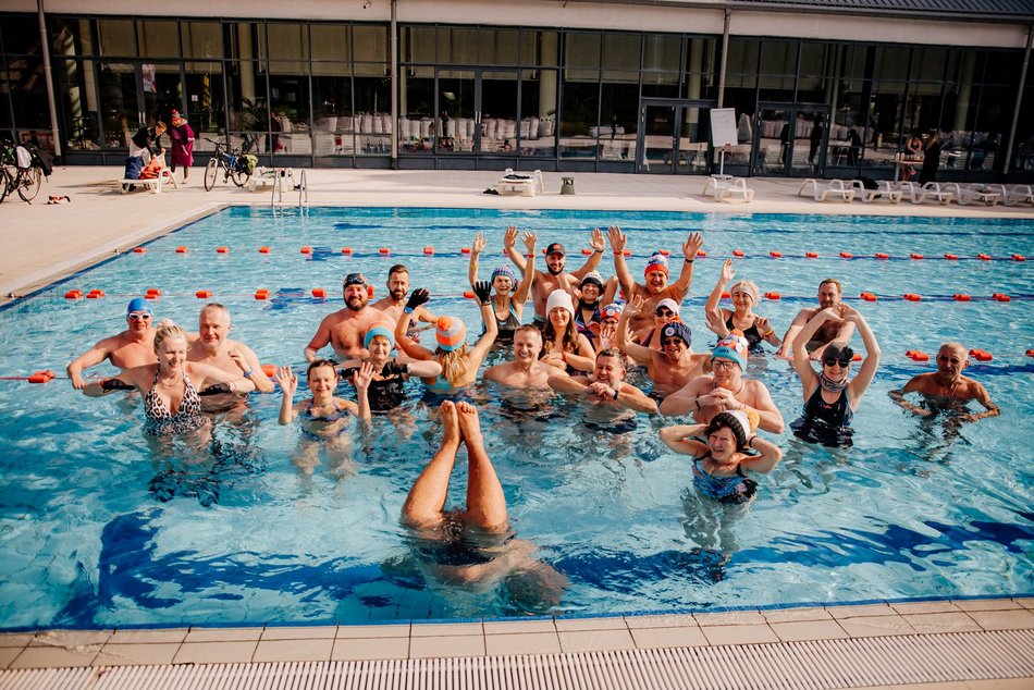 Ostatnie morsowanie w Aquaparku Fala w tym sezonie! Łodzianie dopisali!