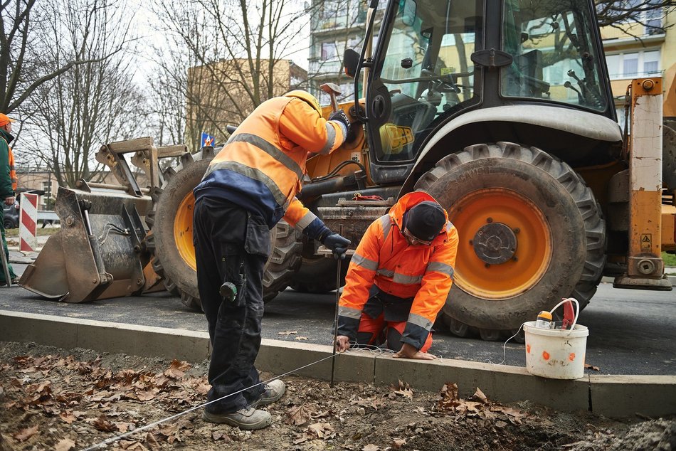 Srebrzyńska ulica remont