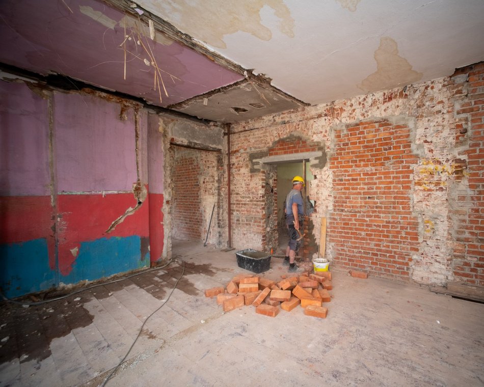 Remont kamienicy przy ul. Włókienniczej 1