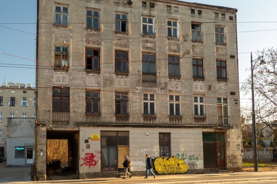 Wyburzanie kamienic i budynków w Łodzi
