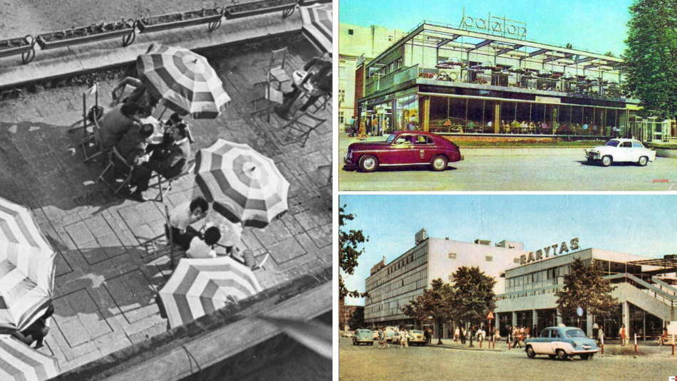 Kawiarnie na archiwalnych zdjęciach: Staromiejska, Balaton i Rarytas