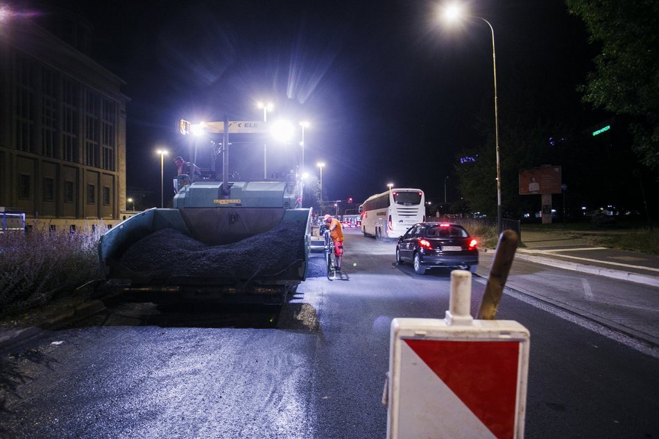 Nocne prace na ul. Kopcińskiego