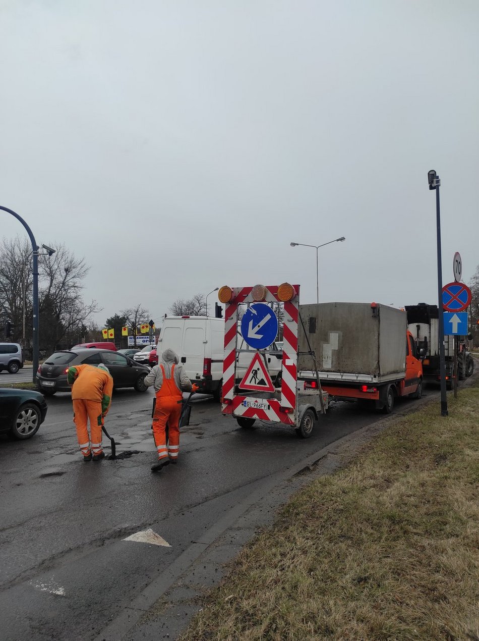 Prace na Strykowskiej i Szczecińskiej