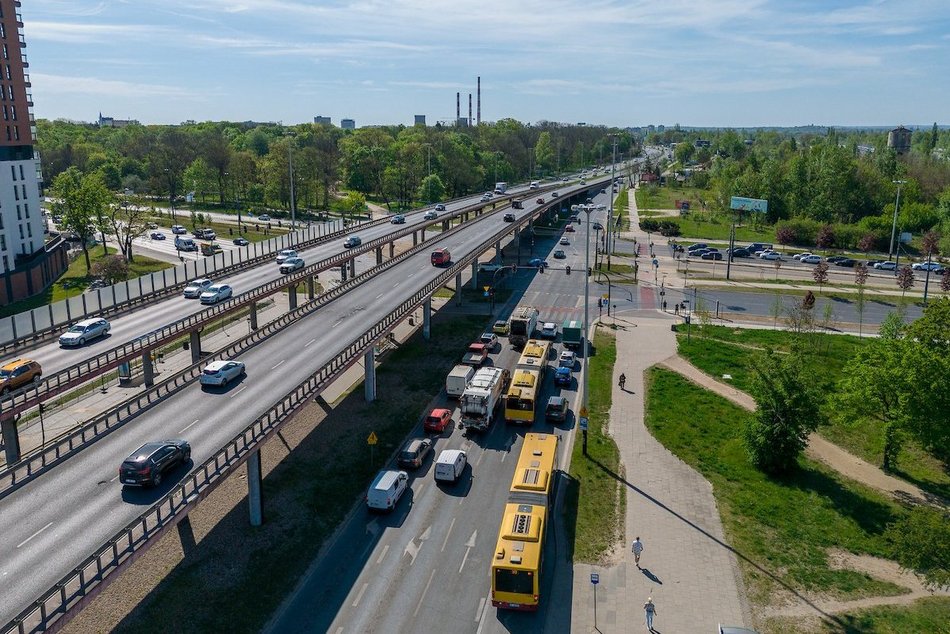 Łódź. Remont estakady na Włókniarzy