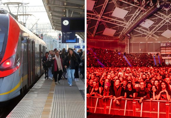 Łódź. Kolejny koncertowy pociąg ŁKA. Powrót z koncertu The Offspring w Atlas Arenie w Łodzi będzie szybki!