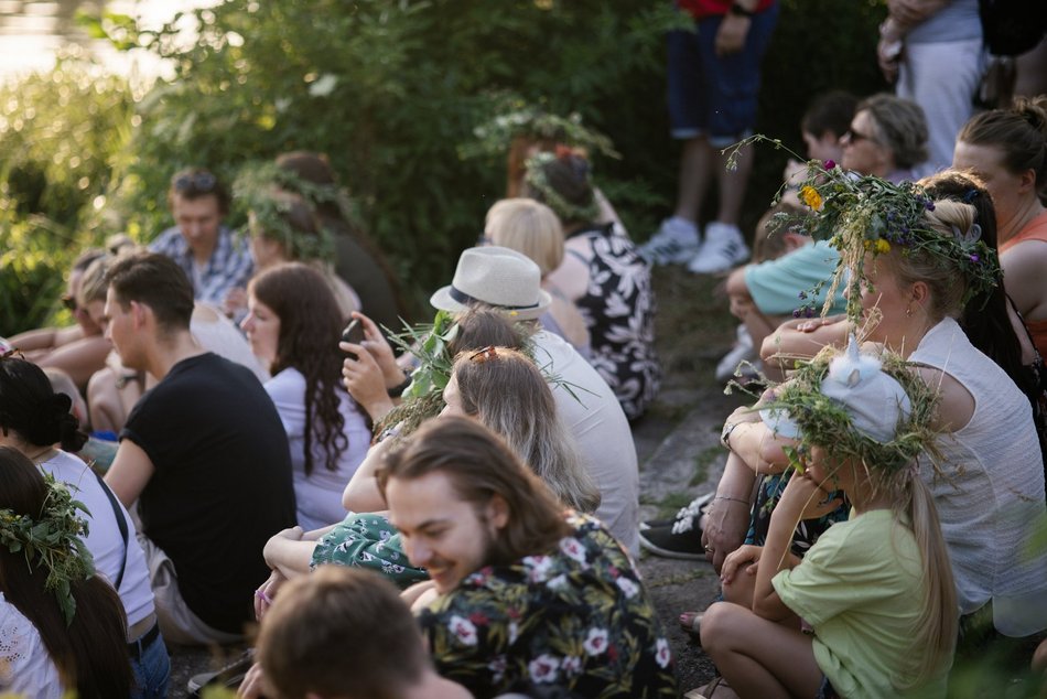 Łódź. Noc Kupały na Stawach Stefańskiego w Łodzi