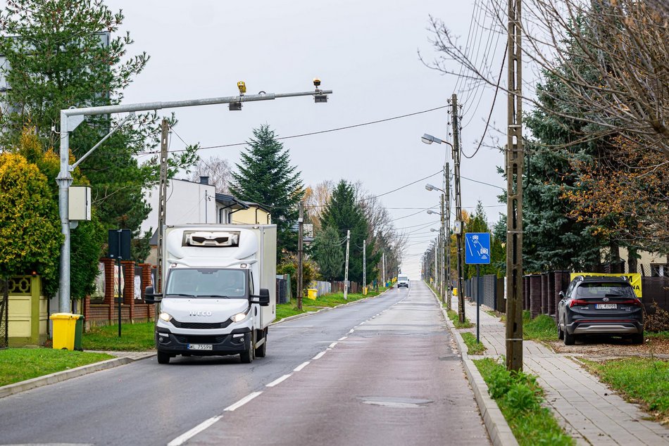 Łódź. Odcinkowy pomiar prędkości na Chocianowickiej