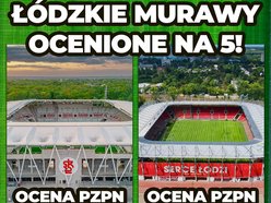 Łódź. Murawy na stadionach Widzewa Łódź i ŁKS gotowe na sezon. Wysokie oceny w raporcie PZPN