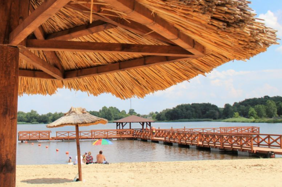 Łódź. Zalew Mrożyczka w Głownie