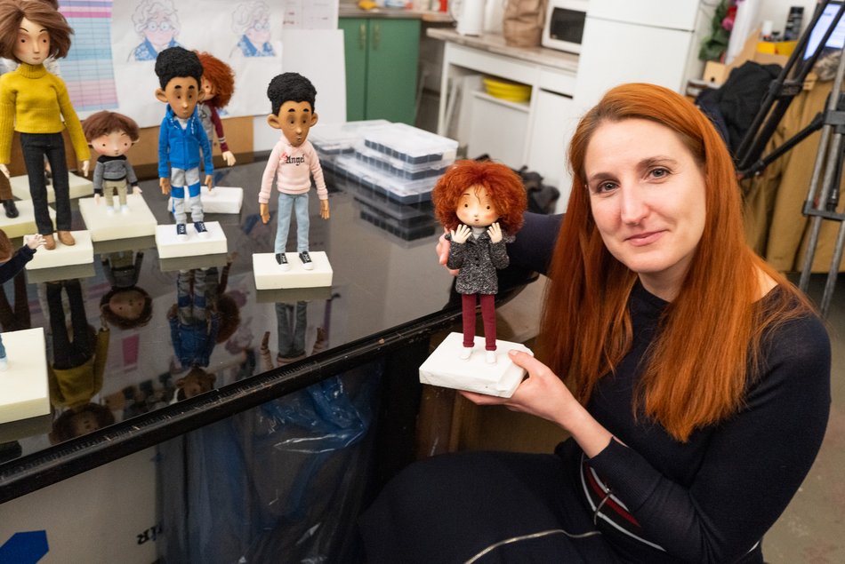 Łódzkie lalki do filmu „Lola i pianino hałasów” w reżyserii Augusto Zanovello