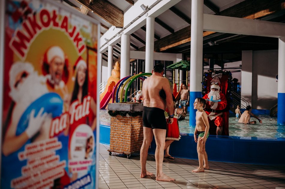 Aquapark Fala opanowały Mikołaje