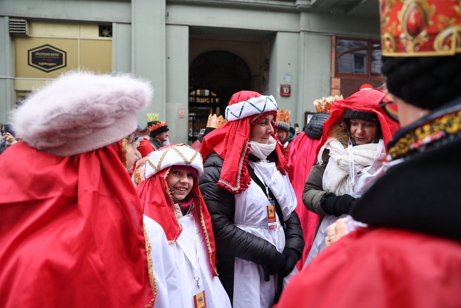 Orszak Trzech Króli na ul. Piotrkowskiej w Łodzi