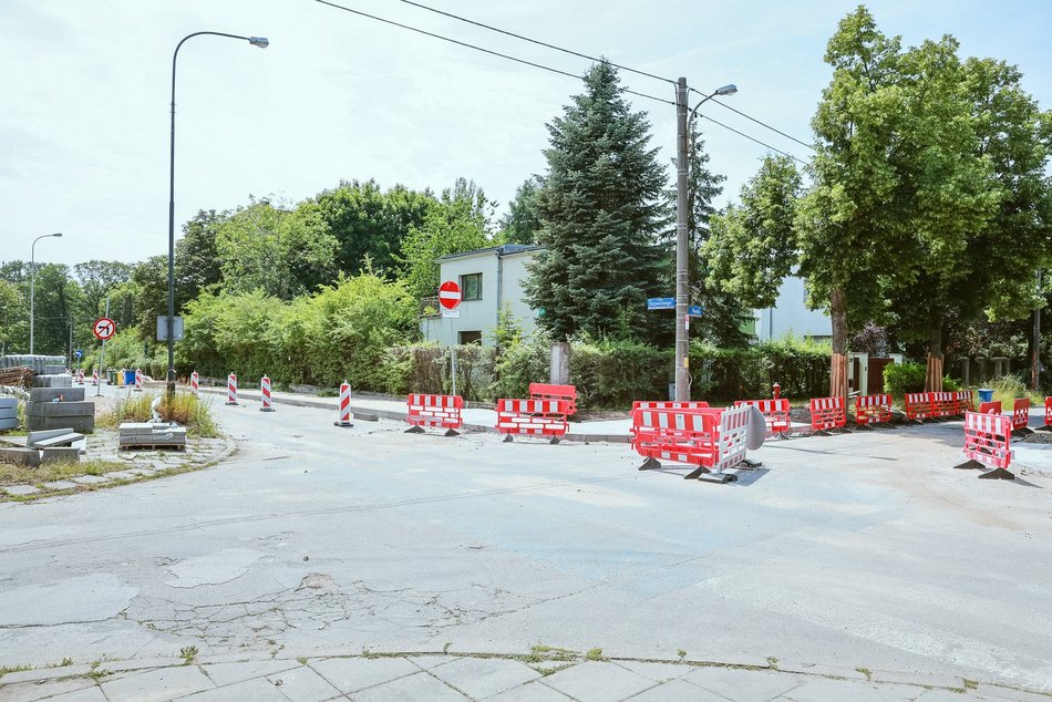 Łódź. Remont Krzywickiego. Zaglądamy na plac budowy na Radiostacji