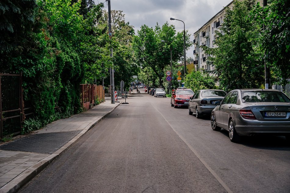 Łódź. Remont Brzóski. Zostały już ostatnie prace porządkowe