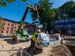 Łódź. Remont famuł przy Ogrodowej w Łodzi. Zobacz, co dzieje się na przeciwko Manufaktury!