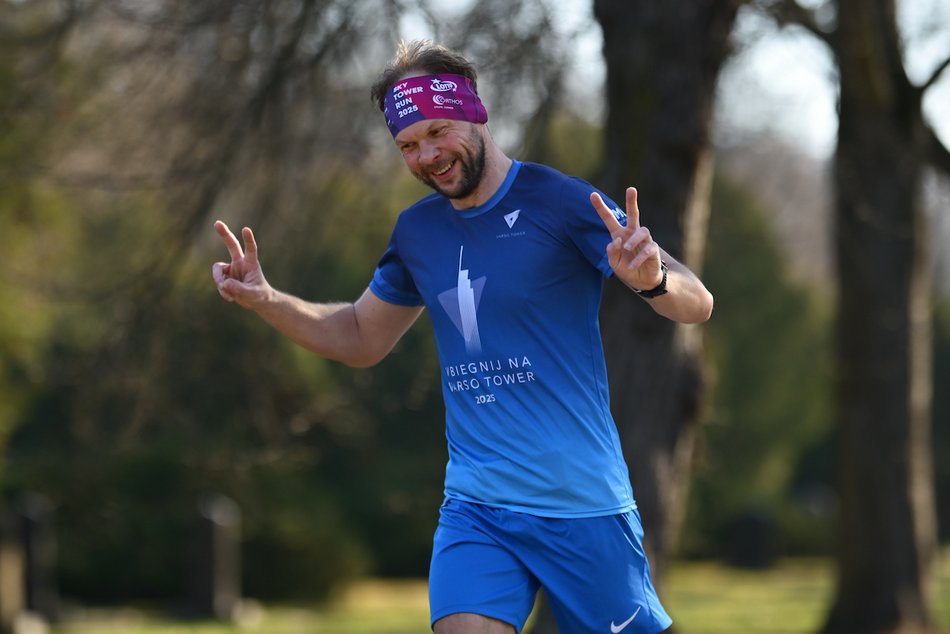 Łódź. Wielkanocny Parkrun w Parku Poniatowskiego