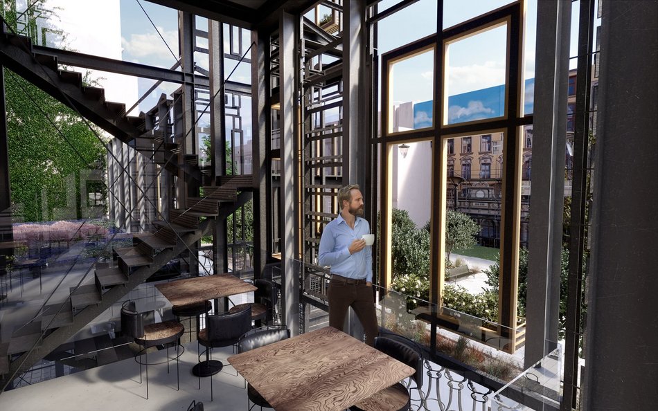 Ażurowa kamienica przy Piotrkowskiej