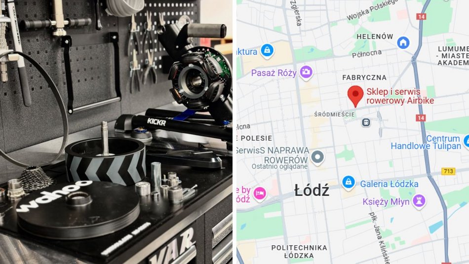 Łódź. AirBike (ul. Polskiej Organizacji Wojskowej 30)