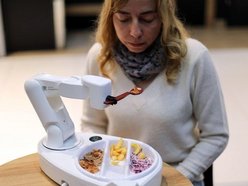 Łódź. Robot karmiący FIDI